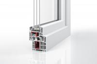 Kunststoff-Fenster PaXabsolut Neo 83 weiss mit 3-fach Verglasung