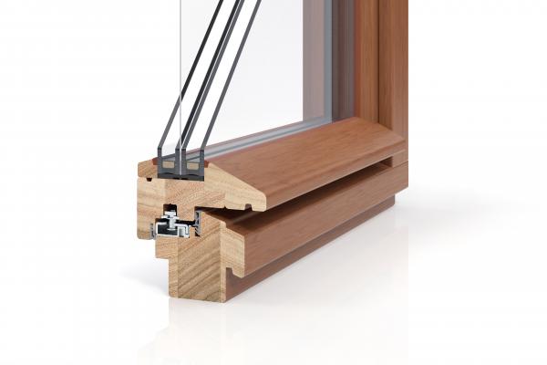 Profilquerschnitt PaXretro 78 Denkmal Altbau Holzfenster mit Einbruchhemmung