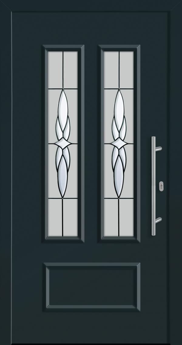 Haustür von PaX klassisches Design M81211 anthrazitgrau