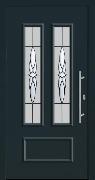 Haustür von PaX klassisches Design M81211 anthrazitgrau